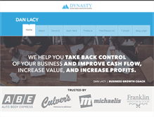 Tablet Screenshot of dynastybusinessconsulting.com
